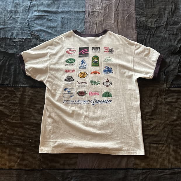90s USA Vintage Hanes Ringer T Shirt