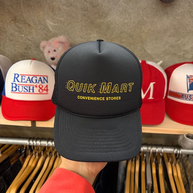 90s USA 빈티지 트러커 매쉬 볼캡 모자 