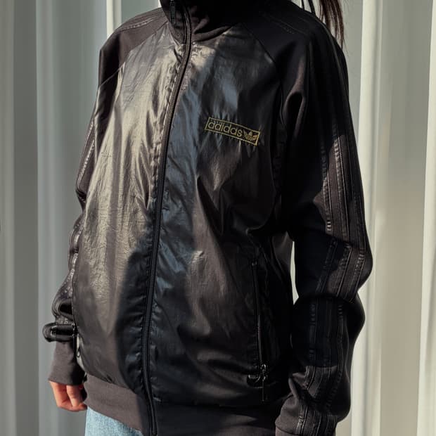 [M]아디다스 트레포일 나일론 검골 트랙탑 져지