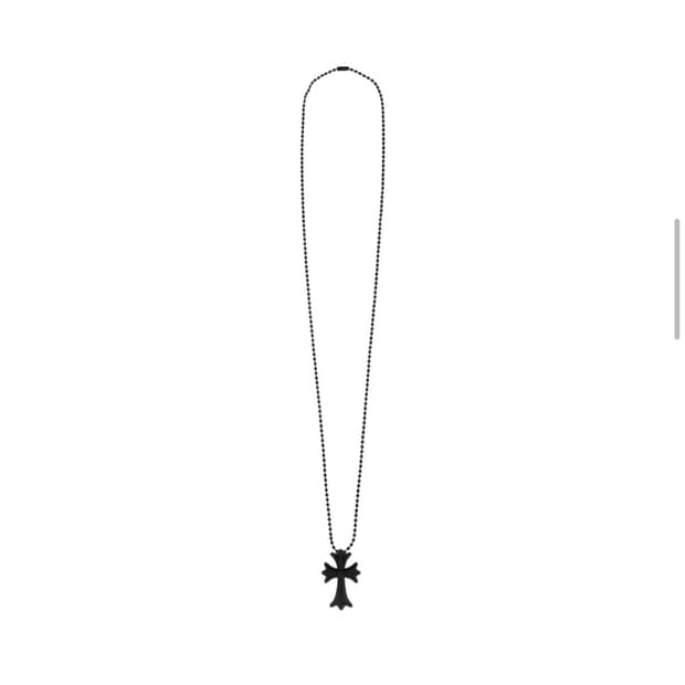 크롬하츠 실리크롬 크로스 펜던트 블랙 새제품 판매