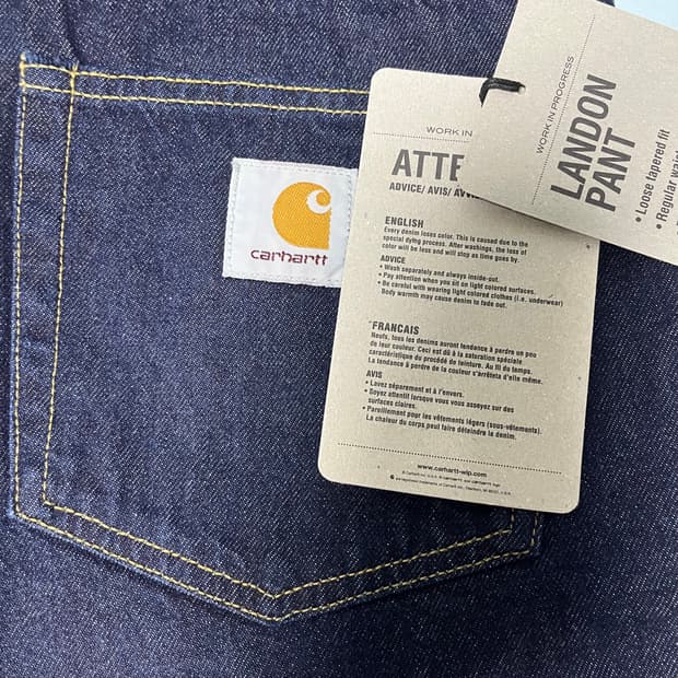 칼하트 생지데님