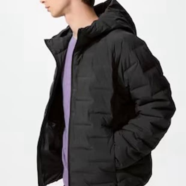 유니클로 경량패딩 m 블랙