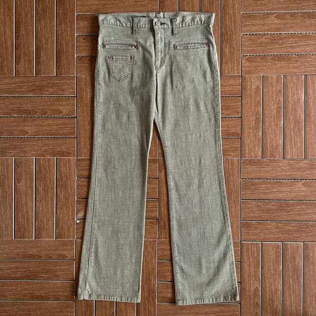 Eternal Rise boots-cut cotton pants