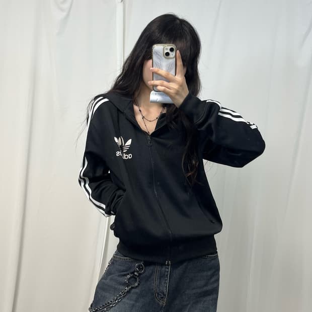 Adidas flock black jersey