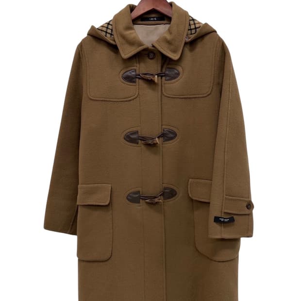 닥스 핸드메이드 울 떡볶이 더플코트 브라운 (L)