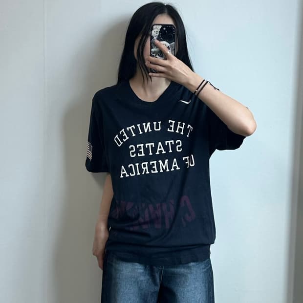 나이키 USA 성조기 반팔 티셔츠