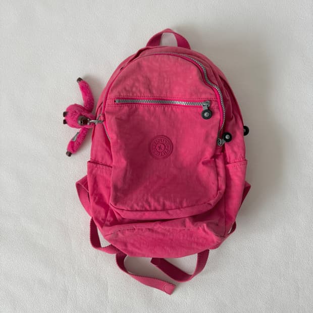 키플링(Kipling) 핑크 백팩