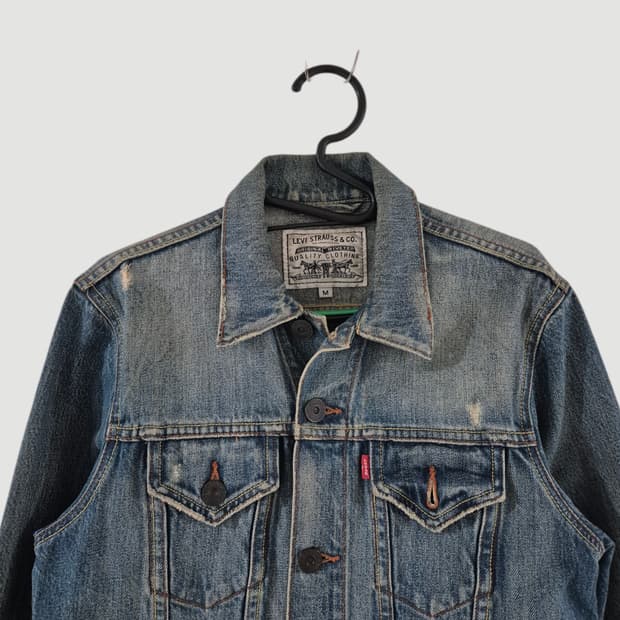 [M]리바이스 빈티지 y2k 데님 청자켓 WOMEN