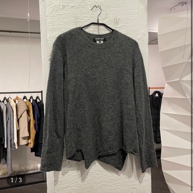 꼼데가르송옴므듀스 비대칭니트M