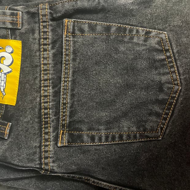 [30/30] 폴라스케이트 93 데님 워시드 블랙 구버전