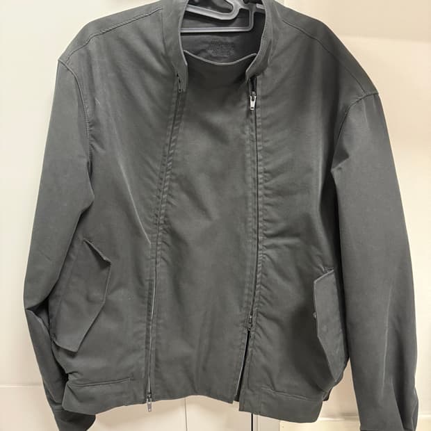 EE 누마레 더블 집 해링턴 자켓 블랙M