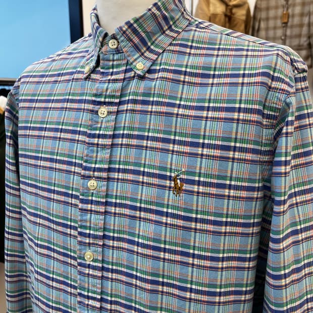 폴로 랄프 로렌 체크 셔츠 멀티