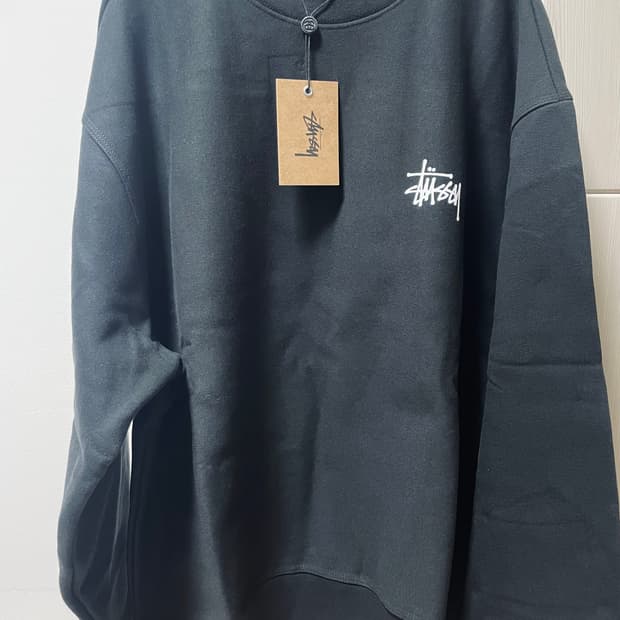 스투시 기모맨투맨 새상품