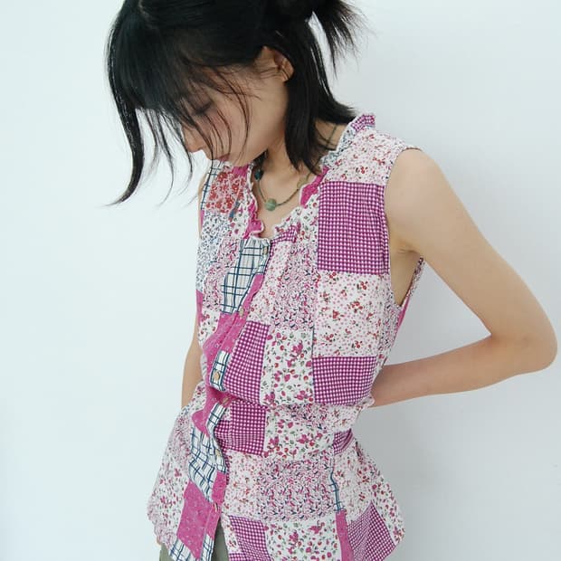 Chilmie patchwork Sleeveless
