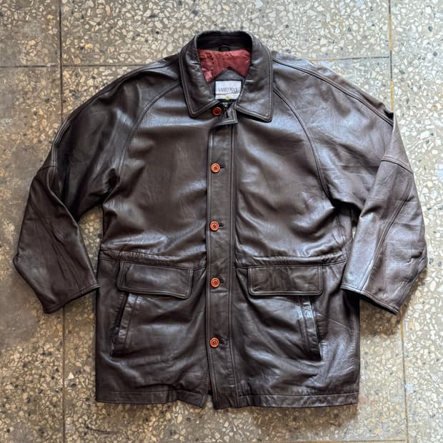 빈티지 브라운 카코트(O50)