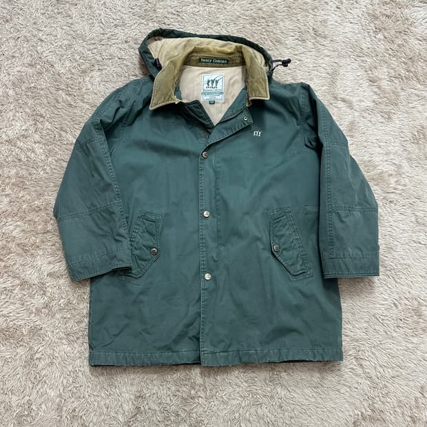 헨리코튼 오리지널 클래식 퀼팅 야상자켓