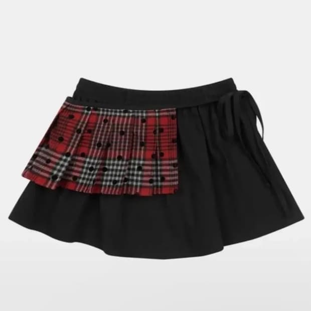 오헤시오 랩스커트 레드