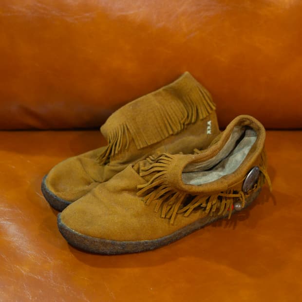 콜럼비아 스웨이드 모카신 브라운