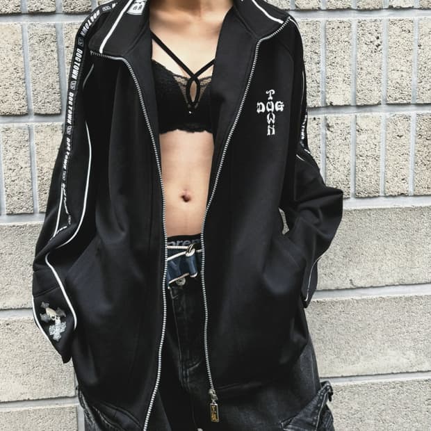 도그타운 오버핏 져지 집업