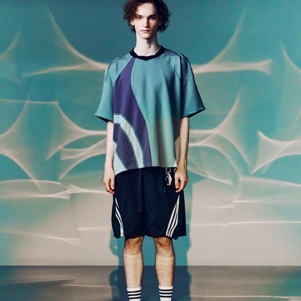 오디너리피플 X 아디다스 럭비 반팔 티셔츠 그레이  차콜