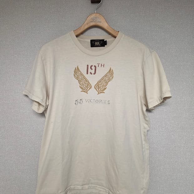 RRL 더블알엘 55 Victories 그래픽 티셔츠 L