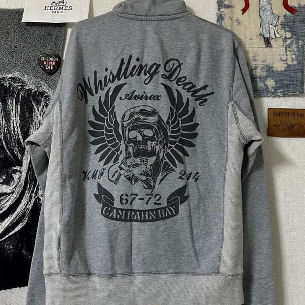 avirex whistling death 트랙탑 (rare)