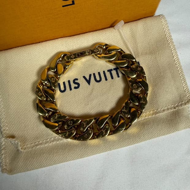 루이비통 체인 링크 브레이슬릿 골드 팔찌 M00305