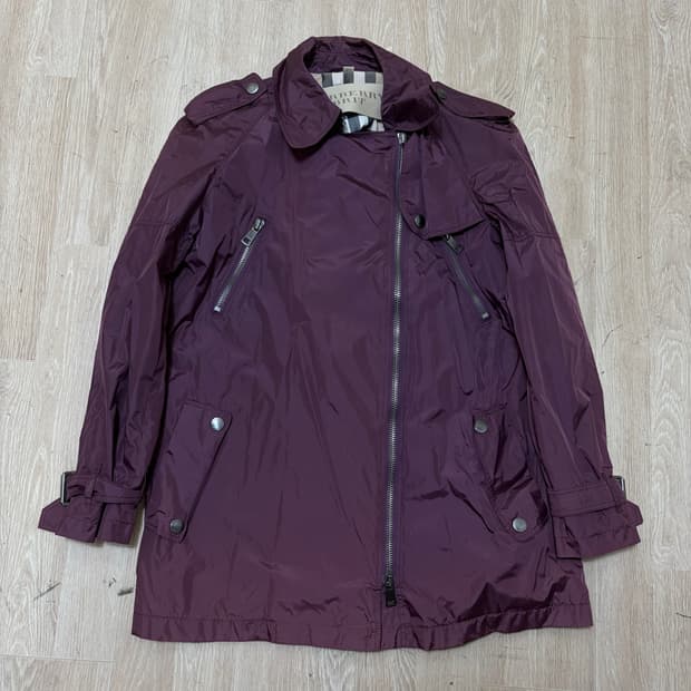 정품 버버리 브릿 여성 노바체크 야상 바람막이 자켓 US10