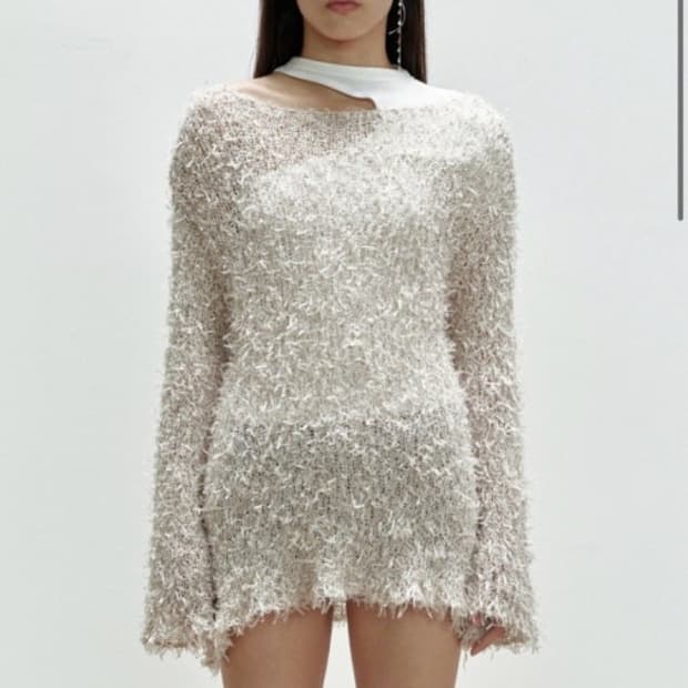 세릭 CERRIC FRINGE DROP KNIT/IVORY 프린지드롭니트
