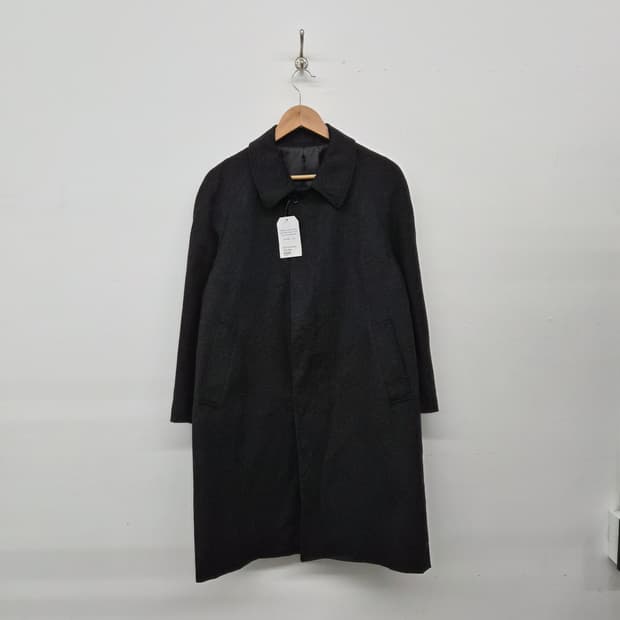 캐시미어 100% 블랙 롱 코트 남성 M