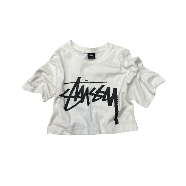 Stussy crop t shirts 