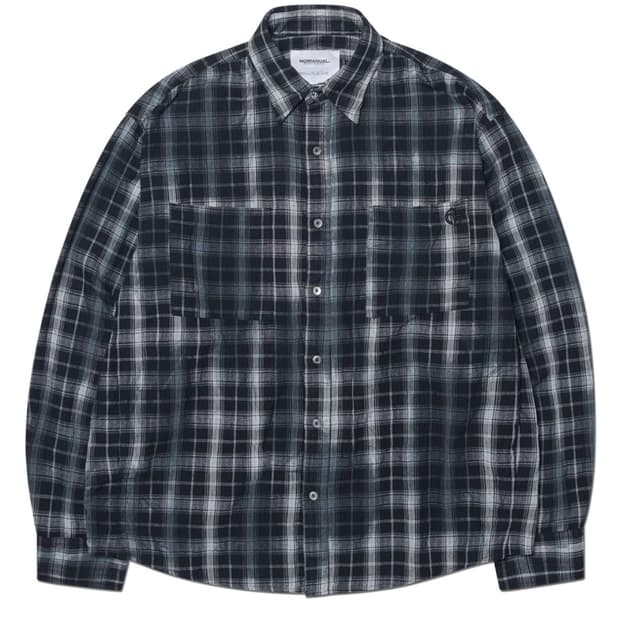 노메뉴얼 O.D 체크 셔츠