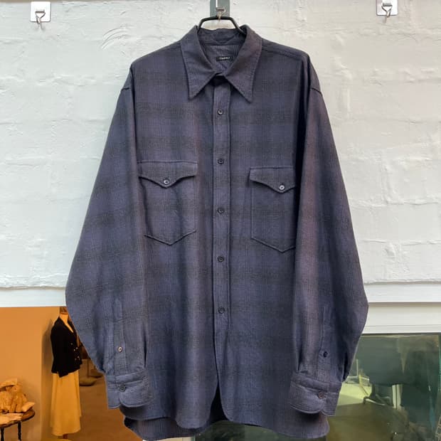 Comoli 코모리 울 실크 워크 셔츠 3