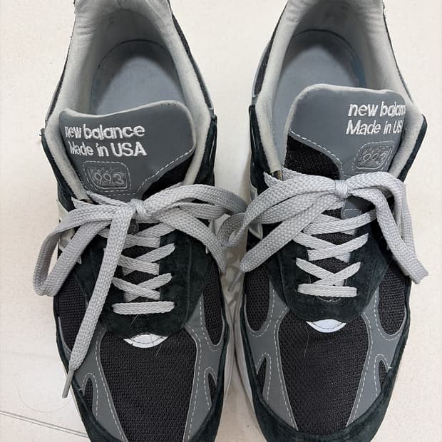 뉴발란스 993 블랙 285 사이즈