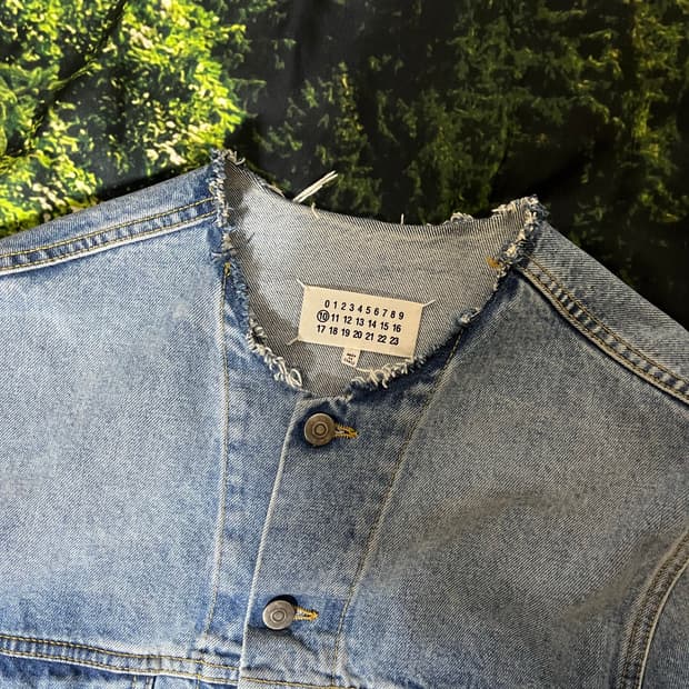 마르지엘라 카라리스 데님자켓 청자켓 48