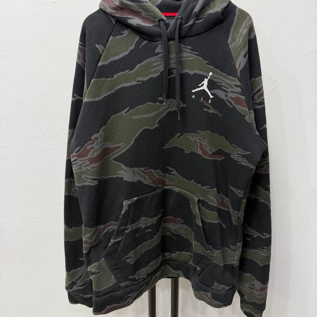 정품) 나이키 조던 카모 플리스 후드티 M