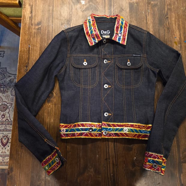돌체앤가바나 데님자켓