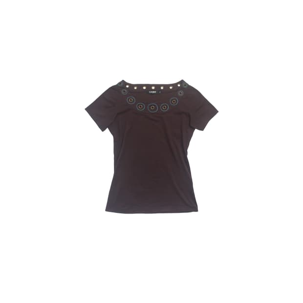 DKNY eyelet hole point top