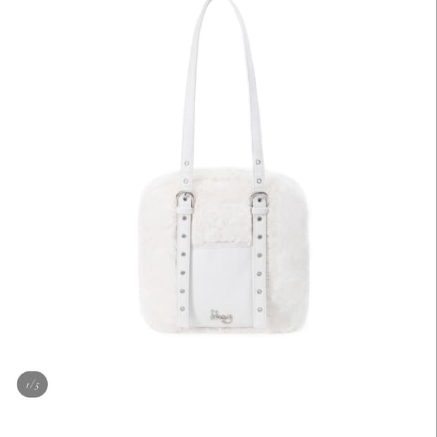 아이당클럽 스쿨백 스퀘어 퍼 가방