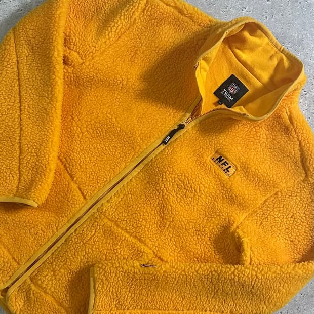 NFL 팀어패럴 뽀글이 플리스 XL 옐로우