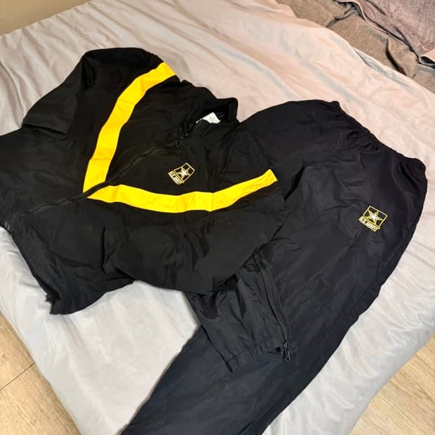 미군 트레이닝복 세트 