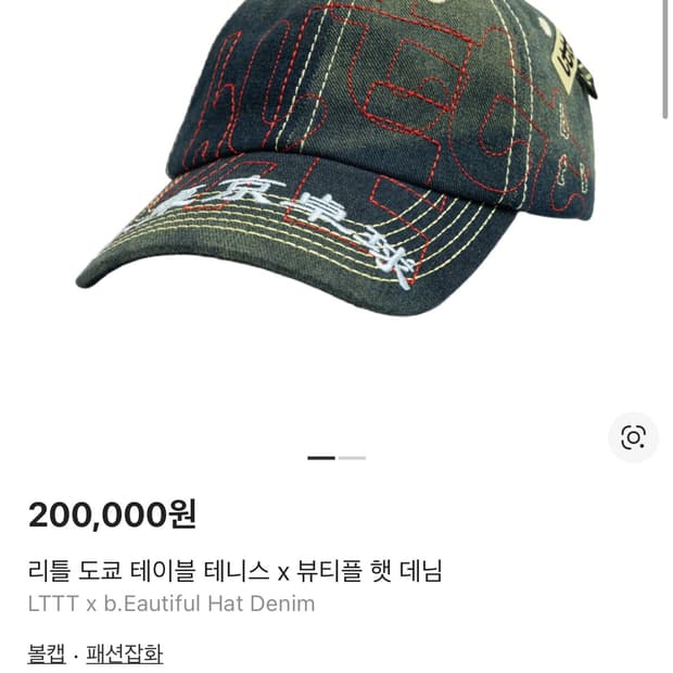 Lttt 리틀 도쿄 테이블 테니스 x 뷰티플 햇 데님