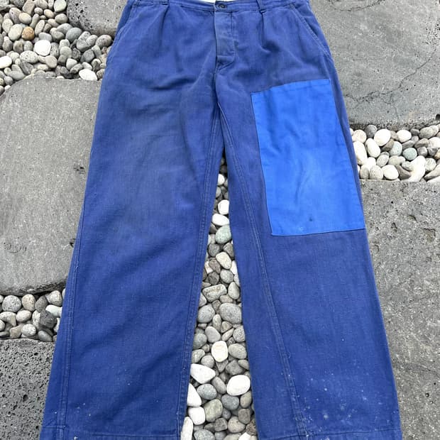 OLD VINTAGE PATCHWORK 패치워크 빈티지프렌치워크팬츠