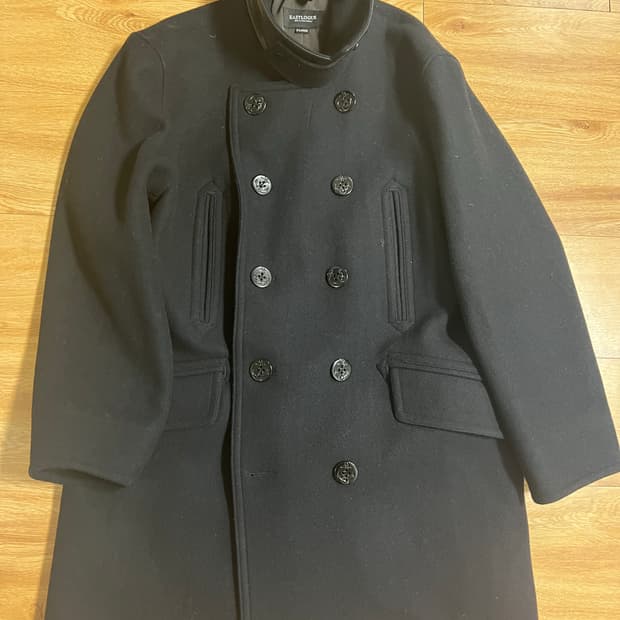 이스트로그 다크네이비 피코트 (롱버전)