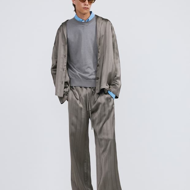 렉토 26SS 실키 라운지 팬츠 미드나잇 그레이