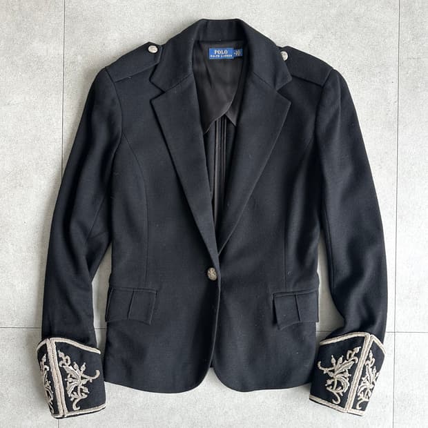 폴로 랄프로렌 나폴레옹 견장 자수 블레이저