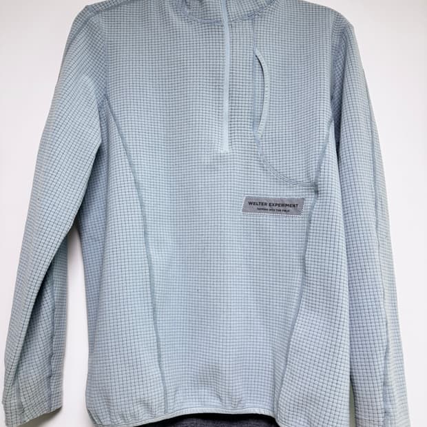 웰터 익스페리먼트 플리스 반집업 후드