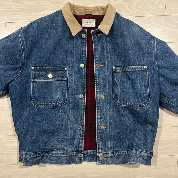 폴로 덩가리 던가리 데님 자켓