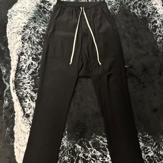 릭오웬스 드로우스트링 롱 팬츠 새상품