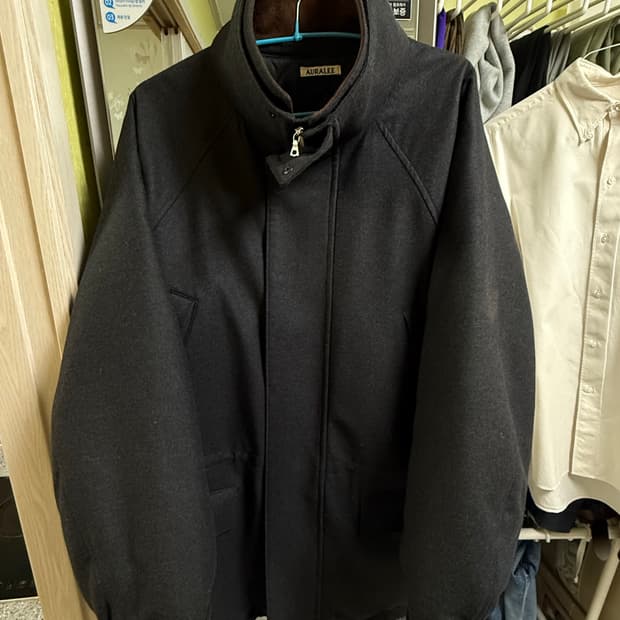 AURALEE 울 패디드 블루종 3 사이즈